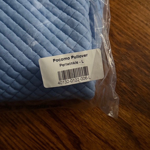💙Dudley Stephens💙 NWT Pocomo Waffle Pullover in Periwinkle. Size L. BRAND NEW! - Picture 5 of 8
